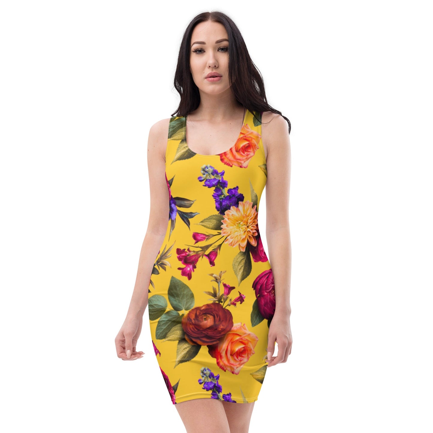 Floral Burst - Bodycon Dress
