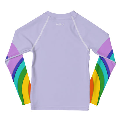 Rainbow CUTOUT - Surfshirt für Babies & Kinder - UV-Shirt - Langarm Badeshirt