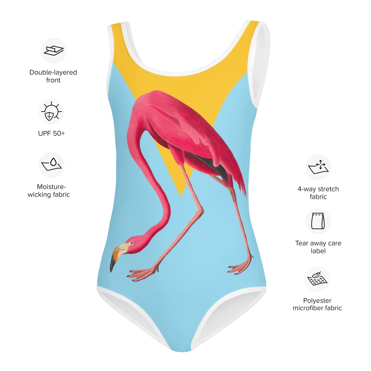 Funky Flamingo - swimsuit for babies & children